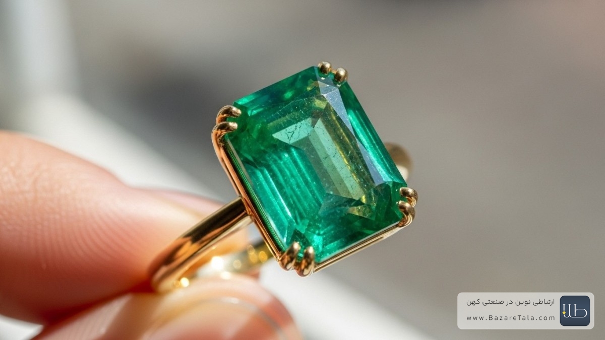 انگشتر نگین دار